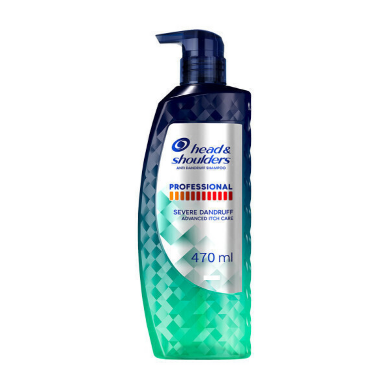 한국P&G 헤드앤숄더 프로페셔널 안티 댄드러프 어드밴스드 가려운 두피케어 샴푸 470ml (1개)_이미지