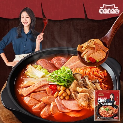 온쿡 미자네식당 햄폭탄 부대찌개 700g (9개)_이미지