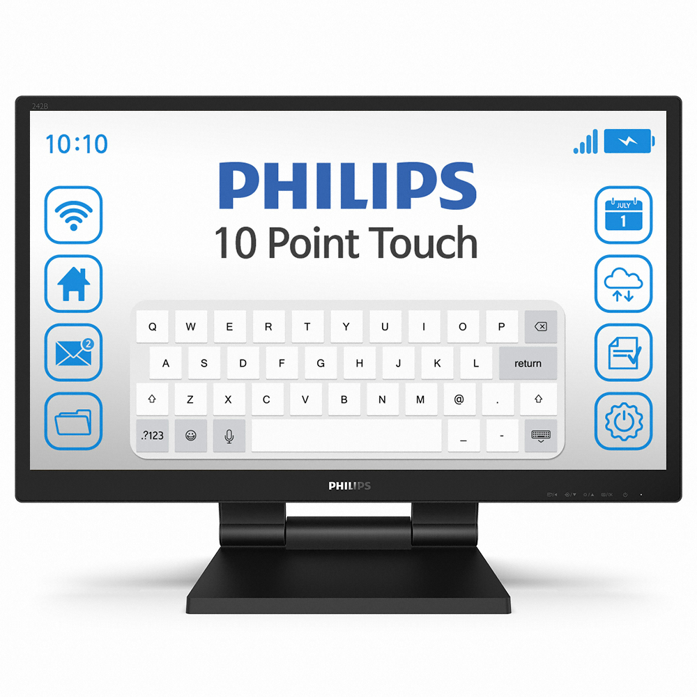 필립스 242B9 멀티터치 시력보호 무결점_이미지