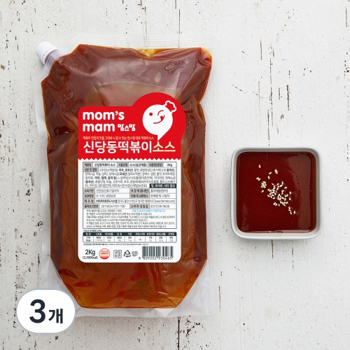 맘스맘 신당동 떡볶이소스 2kg 3개_이미지