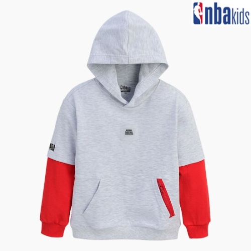  NBA-KIDS KIDS 컬러블록 레이어드 후드티셔츠 K211TH020P
