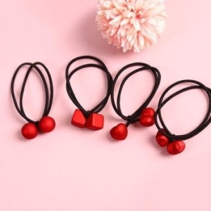 해피트리 레드 데일리 머리끈 데코 클래식 헤어밴드 WFI0FM1_이미지