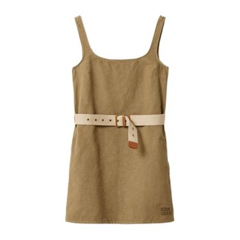 미우미우 스퀘어넥 어드저스터블 스트랩 원피스 MF618119EK F0241_이미지