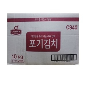 청정원 쉐프원포기배추김치 10KG_이미지