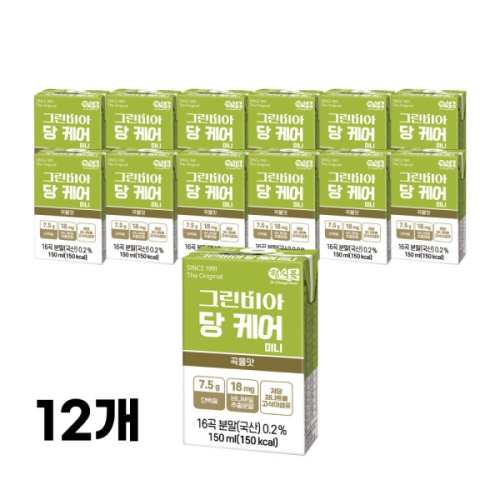 정식품 그린비아 당 케어 미니 곡물맛 150ml (12개)_이미지