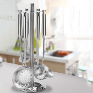 키밍 고리형 조리도구 걸이 스탠드 회전형 6후크