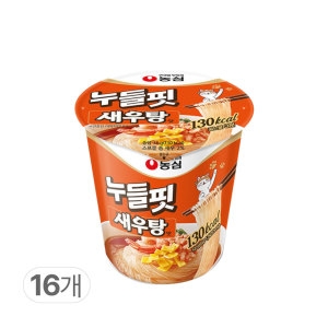 농심 누들핏 새우탕맛 36g (16개)