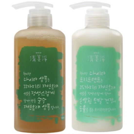 청미정 다시마샴푸 트리트먼트 머릿결관리 Set_이미지