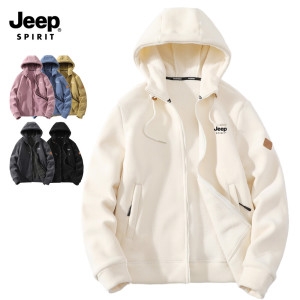 JEEP SPIRIT 남녀공용 플리스 후드 점퍼 후리스 집업 JP23588_이미지