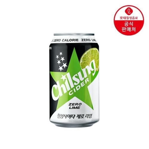 칠성사이다 제로 라임 355ml