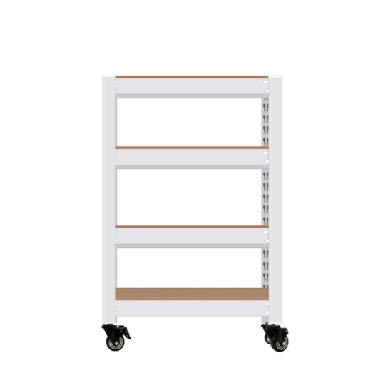 영진산업 홈던트하우스 4단 이동식 앵글선반 800x300 (135cm(높이))