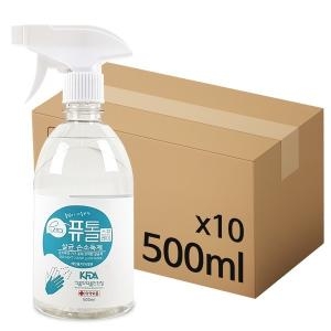 크로바케미칼 퓨톨 뿌리는 살균 손소독제 500ml (10개)