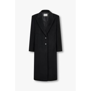 보브 여성 피크트 라펠 스트레이트 싱글 코트 7124416103_이미지