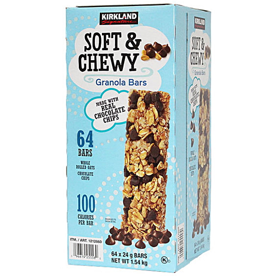 코스트코 커클랜드 소프트앤츄이 그래놀라바 64개입 1.54kg (2개)_이미지