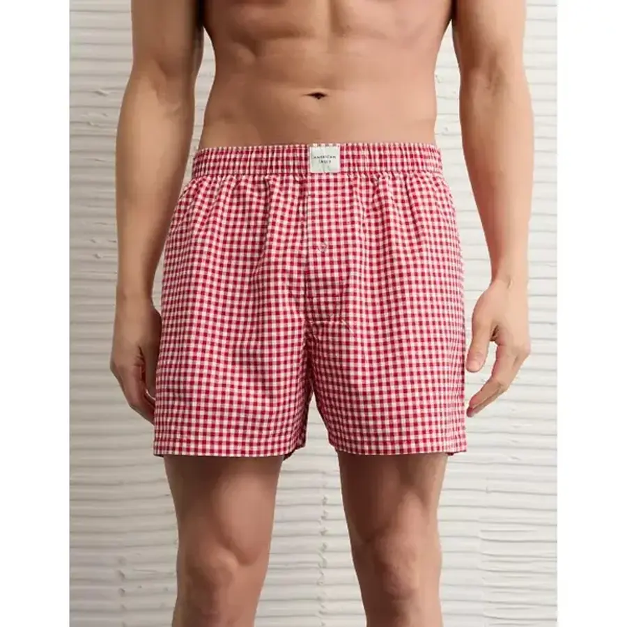  아메리칸이글 남성 트렁크 팬티 AEO Stretch Plaid 클래식 박서 Short AE 007258 속옷