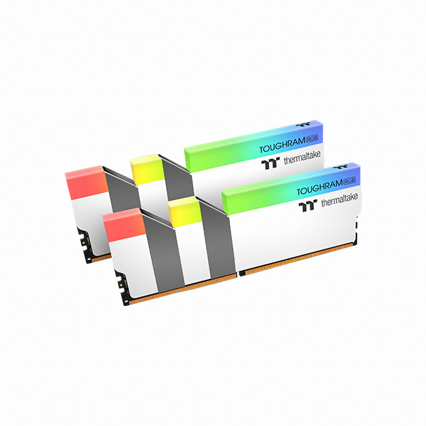 써멀테이크 DDR4-3600 CL18 TOUGHRAM RGB 화이트 패키지 (16GB(8Gx2))_이미지