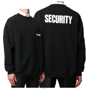 VETEMENTS 국내 바이샵 남녀공용 시큐리티 맨투맨 UAH21TR528B 국내 오프라인_이미지