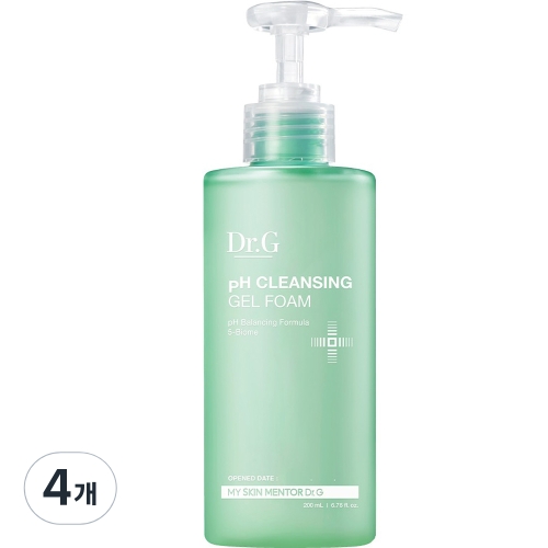 고운세상 닥터지 약산성 클렌징 젤 폼 200ml (4개)