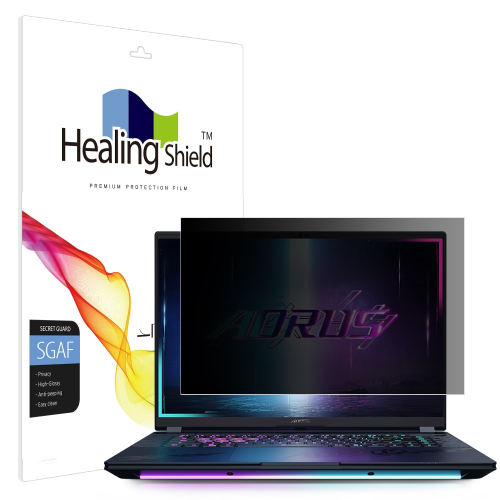 폰트리 힐링쉴드 기가바이트 AORUS MASTER 16 프라이버시 고광택 사생활 보호필름