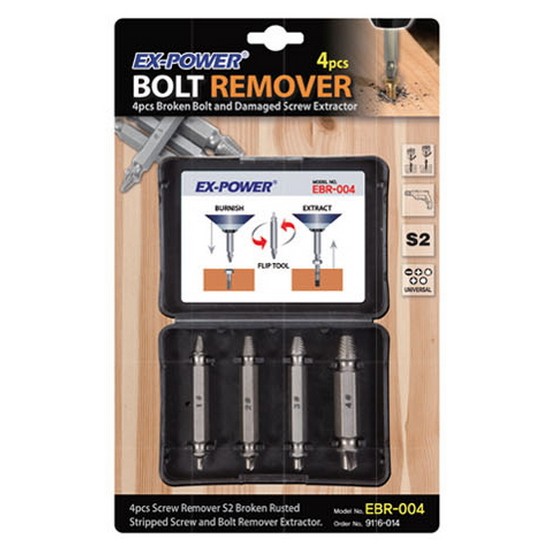 볼트 리무버 세트 EBR-004 (4pcs)