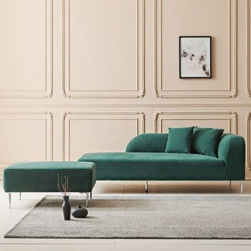 BIF보루네오 디에르 올댄 아쿠아텍스 패브릭 소파 3인용 (스툴포함)