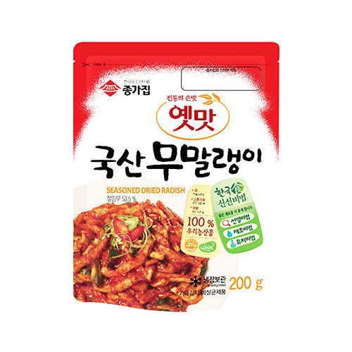 대상 종가집 국산 무말랭이 200g (1개)
