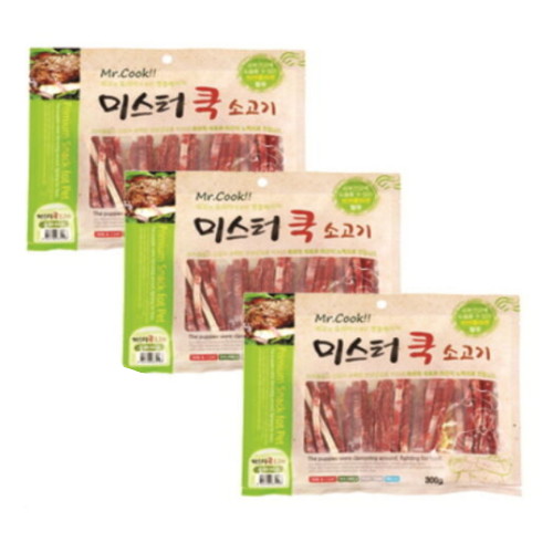 피에스코리아 미스터 쿡 소고기 슬라이스 300g (3개)