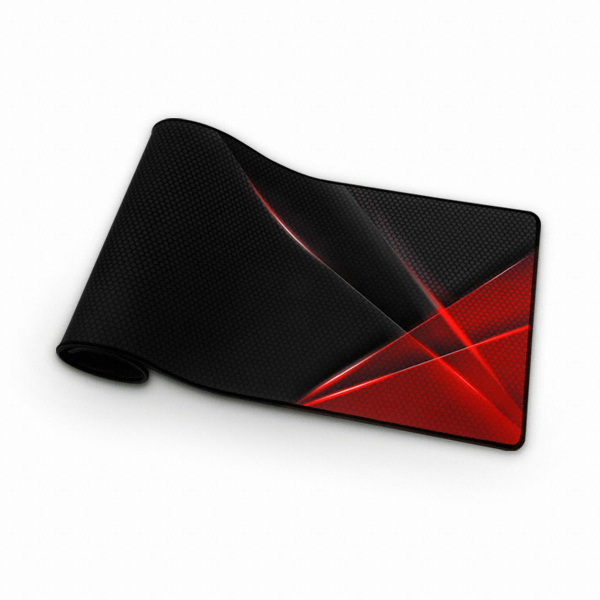 앱코 HACKER 레드 카본 게이밍 장패드_이미지