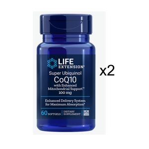라이프익스텐션 슈퍼 유비퀴놀 코큐텐 100mg 60캡슐 (2개)