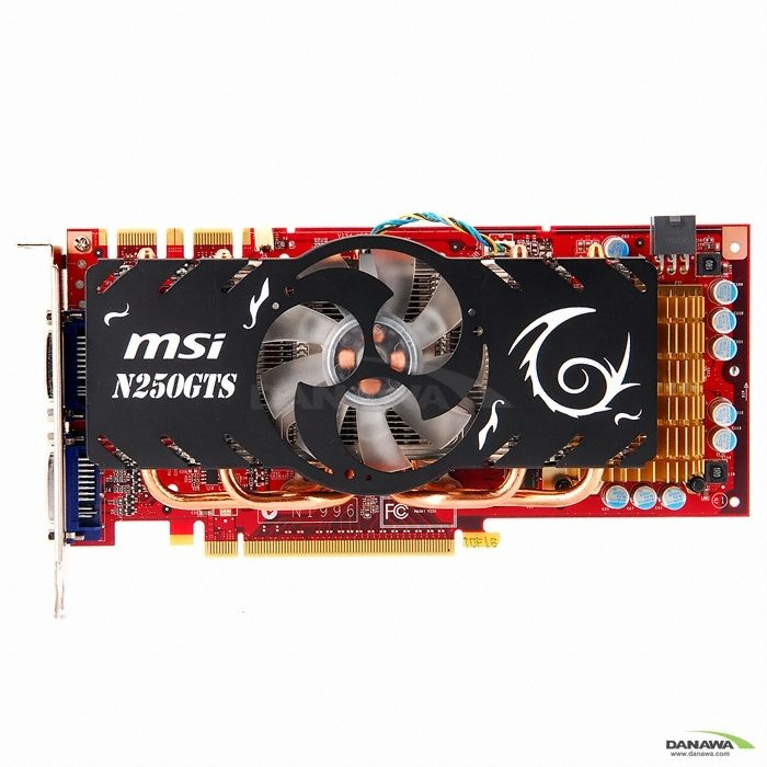 MSI 지포스 GTS250 N250GTS-2D1G-OC 쿼드 웨이코스_이미지