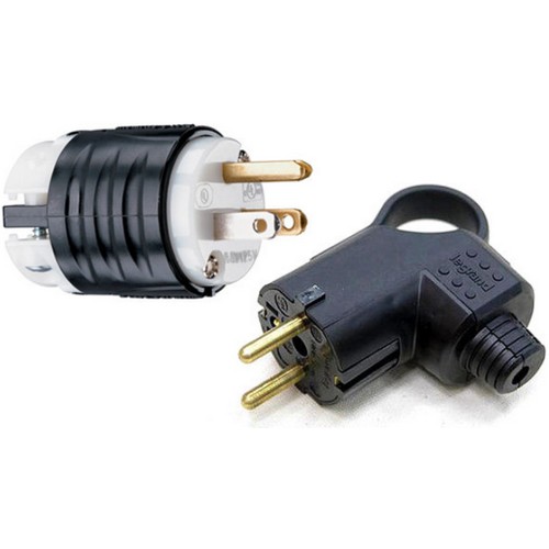 르그랑코리아 110V용 220V용 ㄱ자형 플러그 커넥터