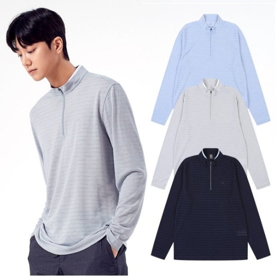 메쉬 하이쿨 집업 긴팔 등산 티셔츠 프리스 KVT4351M