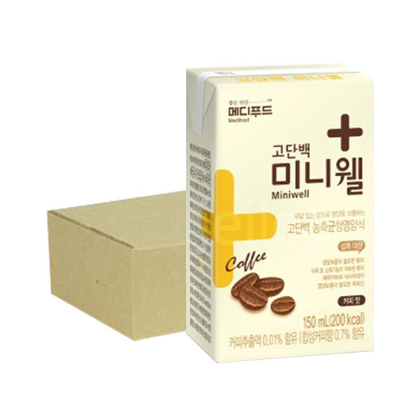 메디푸드 고단백 미니웰 커피맛 150ml (24개)_이미지