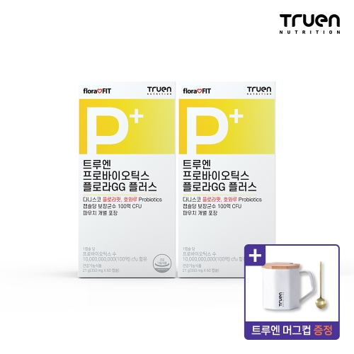 트루엔 프로바이오틱스 플로라GG 플러스 350mg 60캡슐 (2개)_이미지