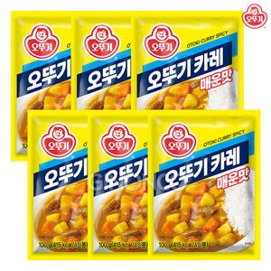 오뚜기 카레 매운맛 100g (6개)_이미지