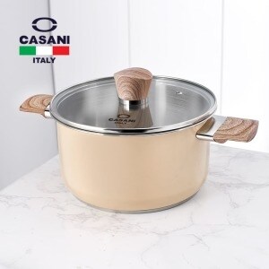 파스텔 세라믹코팅 <b>스텐</b>냄비 양수<b>22cm</b> 인덕션 냄비