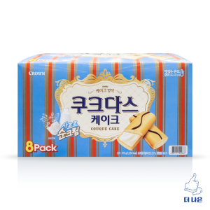 크라운 쿠크다스 케이크 616g  8입