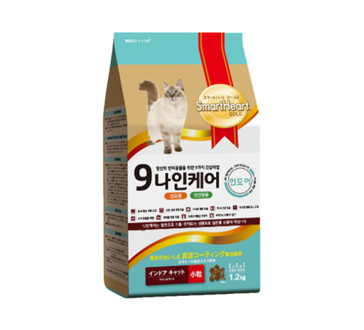 스마트하트골드 캣 나인케어 인도어 1.2kg (3개)_이미지