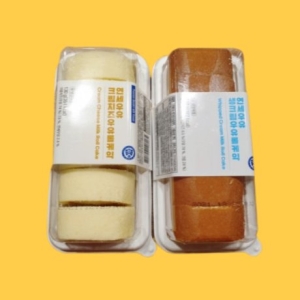 생크림 크림치즈 우유롤케익 빵 베이커리 간식
