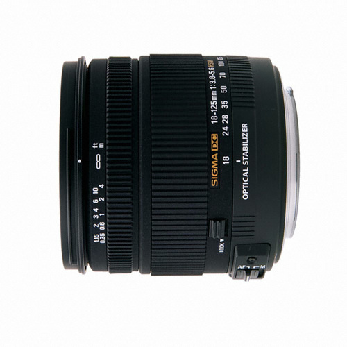 SIGMA 18-125mm F3.8-5.6 DC OS HSM 캐논 EF-S용 (해외구매)_이미지