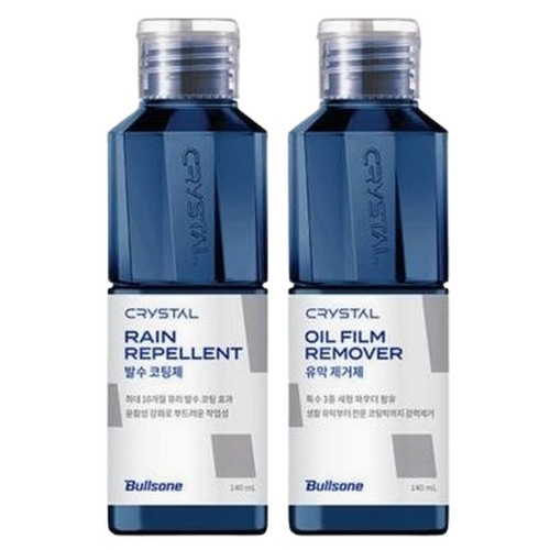 불스원 뉴 크리스탈 유막제거제 140ml + 유막제거제 140ml