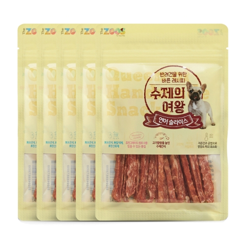 수제의여왕 반려견을 위한 바른레시피 연어슬라이스 70g