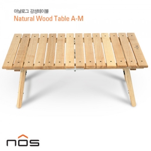 NOS 내츄럴 우드 테이블 A-M(144)