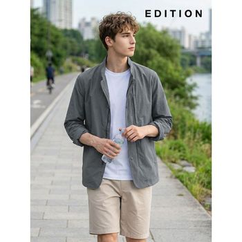 에디션앤드지 에디션 나일론 경량 스트레치 점퍼_NEB2FJ1901