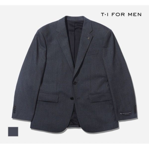 T.I FORMEN 울 팬시얀 트윌조직 자켓_M238MTJ101M