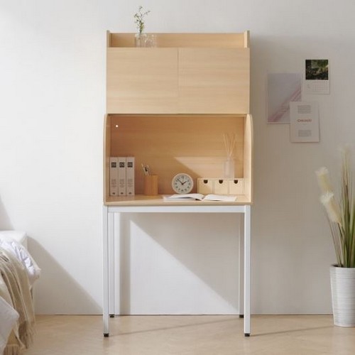 파이 집중력 학생 칸막이 가정용 독서실 책상+상부장