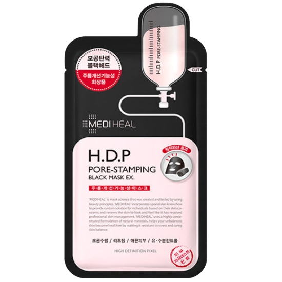 엘앤피코스메틱 메디힐 HDP 포어스탬핑 블랙 마스크 EX (10매)
