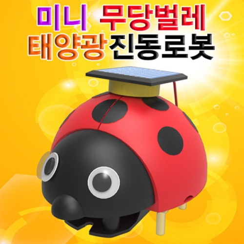 스쿨MRO 미니 무당벌레 태양광 진동로봇_이미지