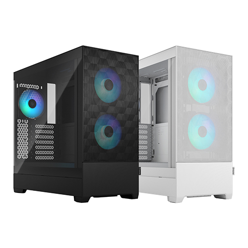 Fractal Design Pop Air RGB Clear 강화유리 (블랙)_이미지
