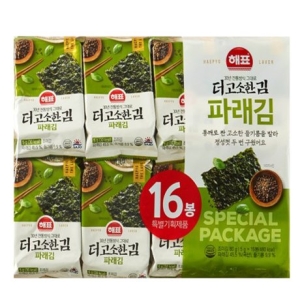 사조해표 더 고소한 김 파래김 16봉 2개 /조미김_이미지